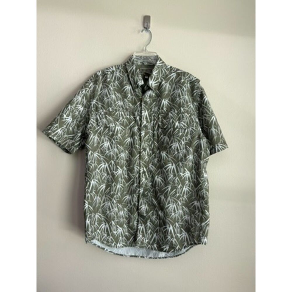 Duluth Trading Co Men's Action Short Sleeve Print Shirt - Bamboo